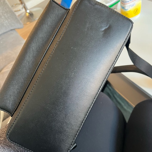 Michael Kors Black Saffiano Backpack with Gold Hardware - Picture 2 of 4